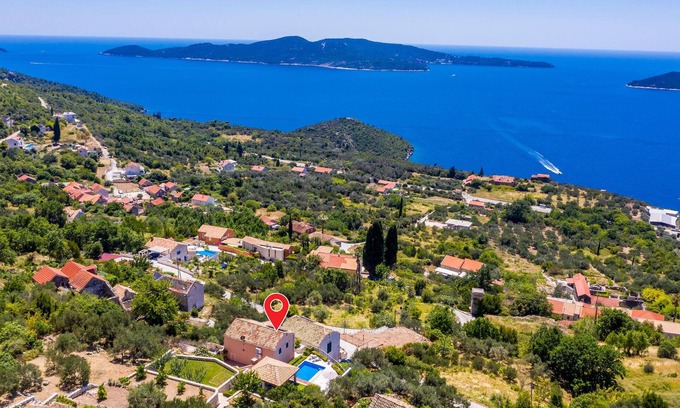 Brsecine House | Beautiful home in Trsteno with WiFi