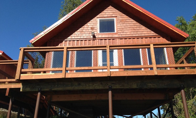 Homer Cabin | Beautiful Homer Beachside Cabins with room to park your boat