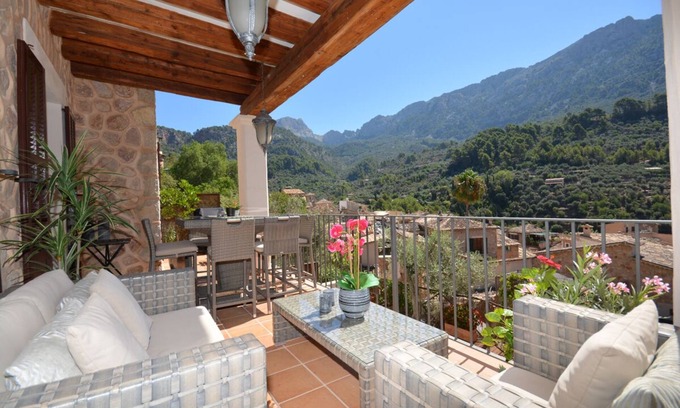 Fornalutx House | Beautiful House, Heated Private Pool In Fornalutx, WiFi, Near Soller, Mallorca