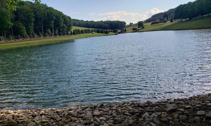 Ringgold Cottage | Beautiful lake view property nestled in the pines 79 miles north of Pittsburgh.
