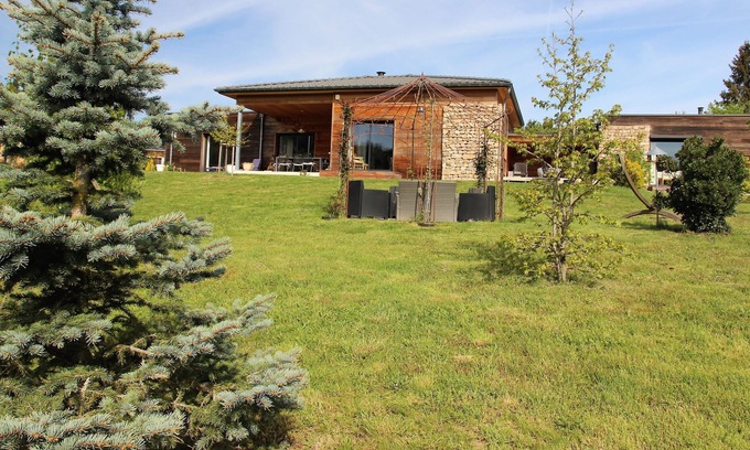 Vernoux-en-Vivarais House | beautiful modern wooden frame house, on one level, quiet