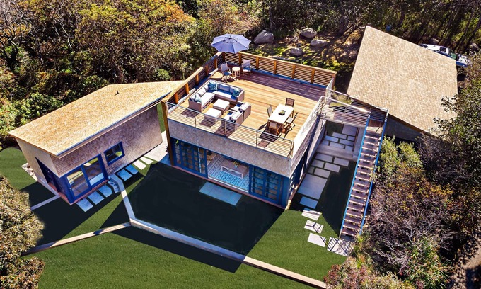 Aquinnah House | Beautiful, Modern Beach Home in Aquinnah With A Spectacular Roof Top Deck.