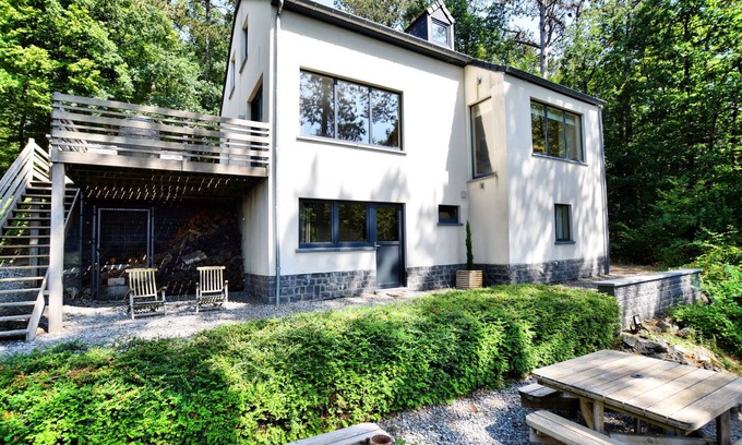 Bomal-sur-Ourthe House | Beautiful, modern house with stunning views, hot tub and sauna in green surroundings
