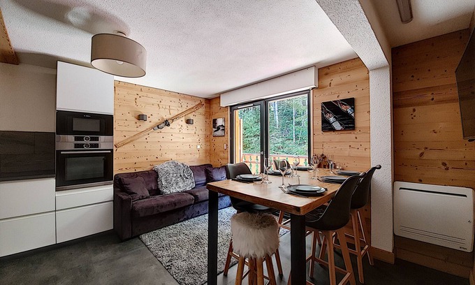 Saint-Jean-dʼAulps Apartment | BEAUTIFUL NEW APARTMENT -3*- CALM - 6 PERSONS - MOUNTAINS VIEW - GRAND CERF 65
