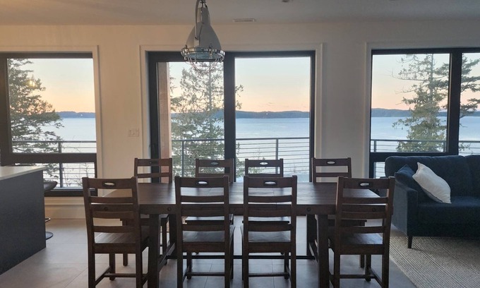 Telegraph Cove House | Beautiful new 3 bedroom house with stunning ocean views! A short walk to marina.