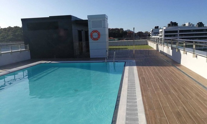 San Sebastian House | beautiful new penthouse with pool, terrace and garage