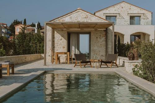 Kanali Villa | Beautiful Preveza Villa Villa Soleil 1 Bedroom Private Pool And Stunning Sea Views Kanali Beach