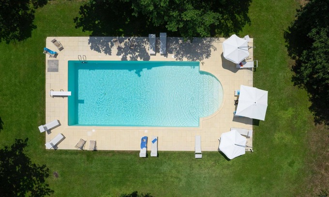 Santarello Villa | Beautiful private villa with private pool, WIFI, hot tub, TV, pets allowed, close to Montepulciano