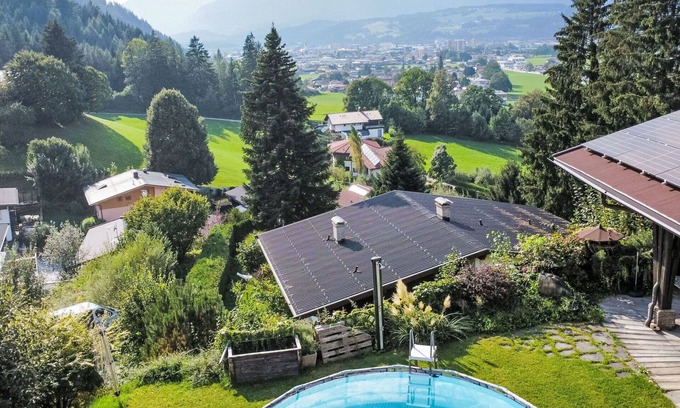 Woergl House | Beautiful private villa for 10 guests with private pool, hot tub, WIFI, TV, terrace and parking