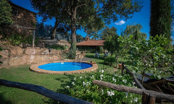 Nepi House | Beautiful private villa with private pool, A/C, WIFI, TV, patio, pets allowed and panoramic view