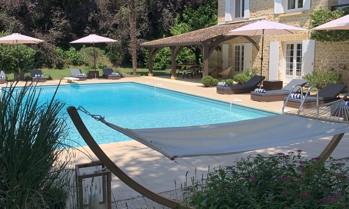 Grolejac House | Beautiful restored country house near Sarlat, 2 minutes walk to lake with beach