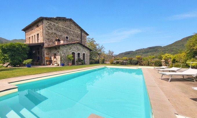 San Romano in Garfagnana Other | Beautiful Stone Farmhouse, With Large Private Pool And Great views! WIFI
