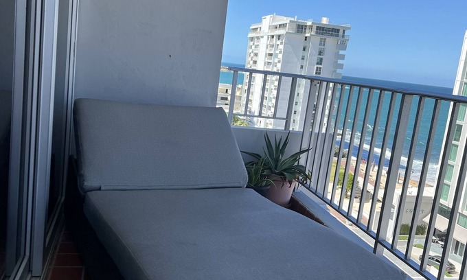 Condado Bed & Breakfast | Beautiful unit with a spectacular view of Beachfront.!