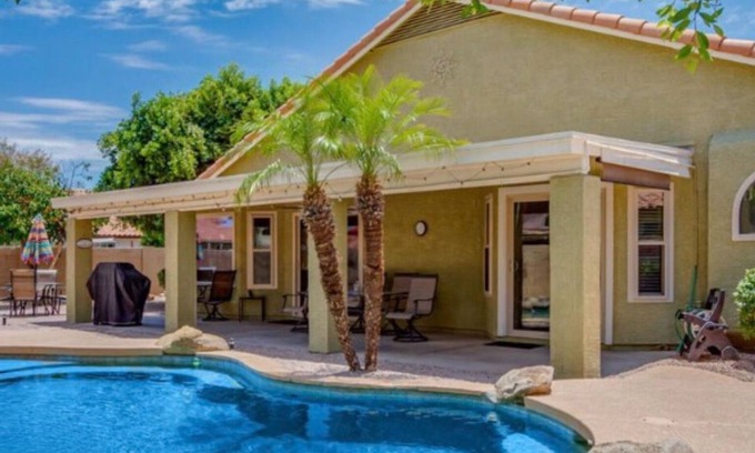 Superstition Springs House | Beautiful Updated Home with Heated Pool