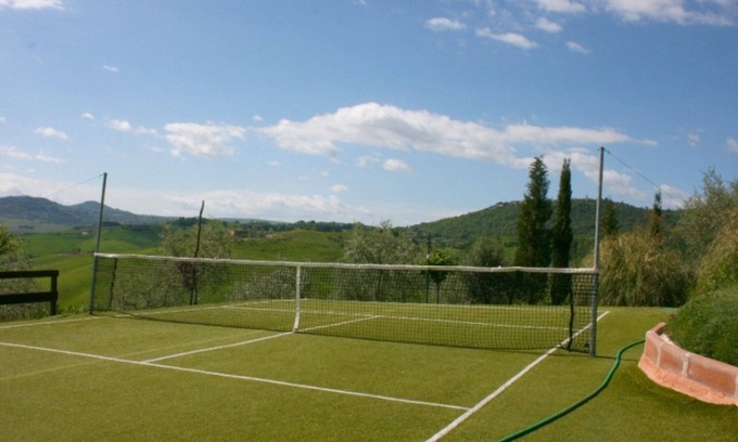 Torrita di Siena Villa | Beautiful Villa for 15. Panoramic sitting area. Pool, Tennis, table tennis, children playground,