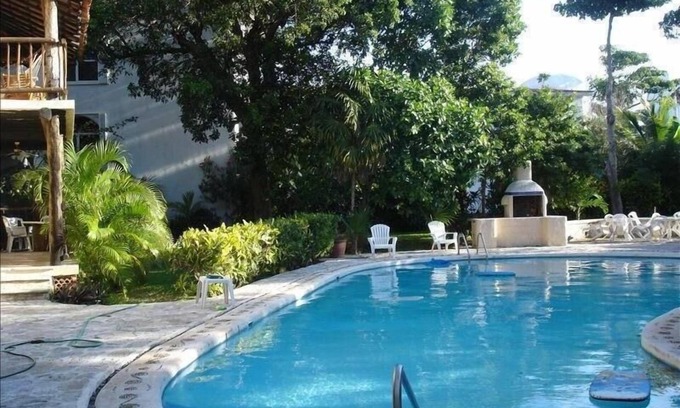 Ejidal Villa | Beautiful Villa with Pool Short Walk to Beach and Town Gated private security
