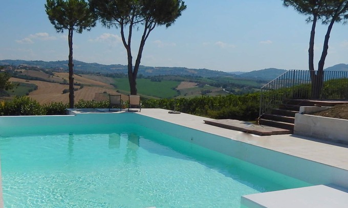 San Giovanni In Marignano Villa | Beautiful Villa overlooking the sea on the hills of Cattolica. Private pool.