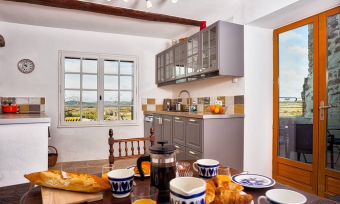 Pouzols-Minervois House | Beautifully restored house in medieval fort with terrace and fabulous views