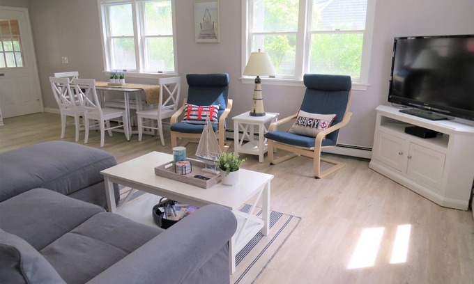 Campground Landing House | Beautifully Renovated Home 1/2 Mile from Campground Beach