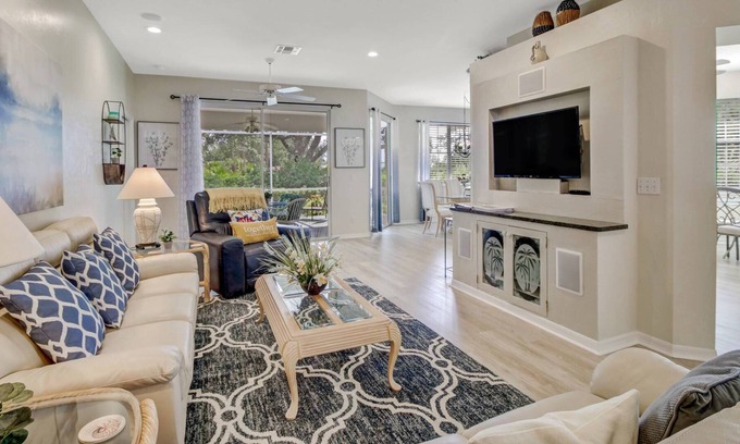 Herons Glen House | Beautifully Updated Home! Gated, Amenity Rich Golfing Community! Complimentary Golf Cart Included!