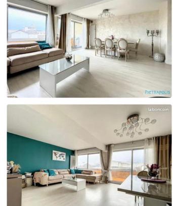 Faubourg North Apartment | Bel appartement lumineux de 100m2 6 places 3 chambres au 3e étage avec ascenseur -A 5mn à pied du parc des expositions congrès de Dijon et ENG et 10mn du centre ville place Parking devant l'immeuble