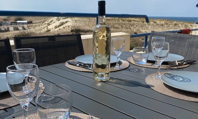Lacanau-Ocean Apartment | Bel Appartement T3 Avec vue sur les Dunes et L'océan