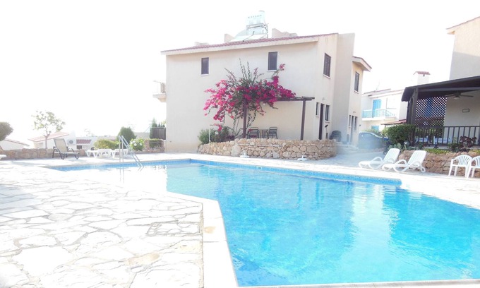 Chlorakas House | Bella Vista Seaview Town House with Pool - Paphos