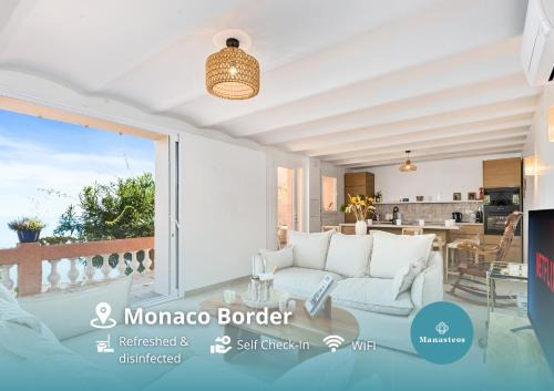 Roquebrune-Cap-Martin Villa | Belle maison - Vue sur la mer - Parking privé - CW