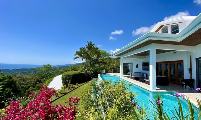 Ballena House | Best Ocean Views in Costa Ballena! Tropical Luxury Home on Mountain Near Beaches