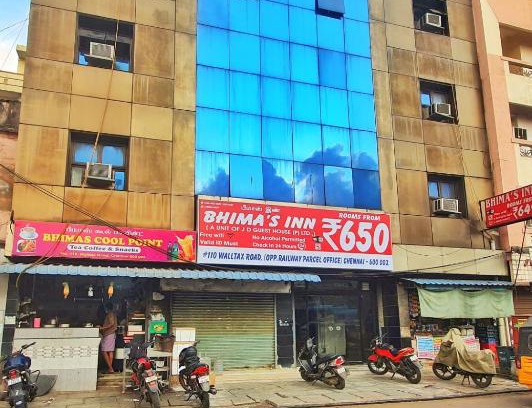 Central Chennai Hotel | BHIMAS INN -Puratchi Thalaivar Dr M G Ramachandran Central Railway Station Chennai
