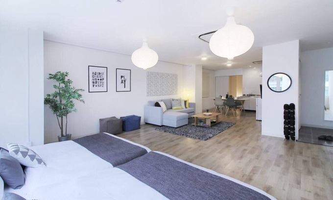 Hiroshima City Centre Apartment | bHOTEL401 Large Apt for 10 by Hondori Shopping