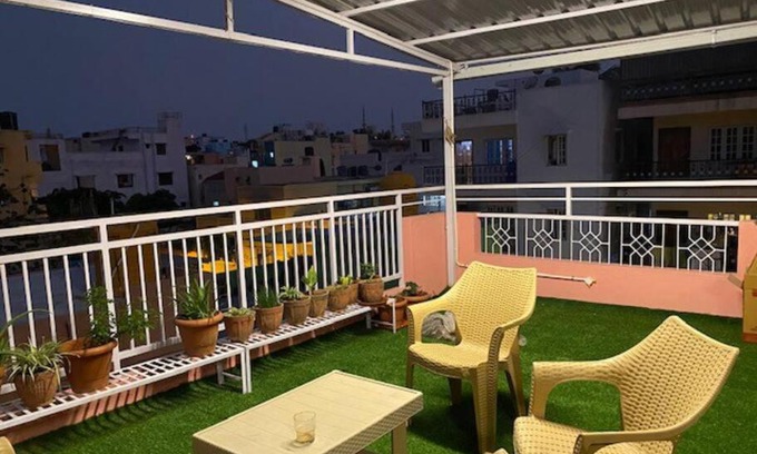 Hebbal Apartment | Big Studio rooms with patio-only for Girls& couple