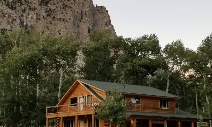Nathrop Cabin | Bighorn Lodge, There is a bold seasonal stream that run through the property!