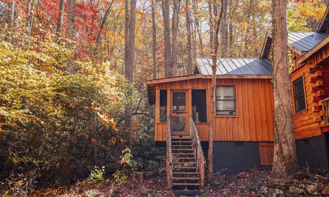 Saluda Cabin | Bird's Nest cabin at Cabin Fever in NC!