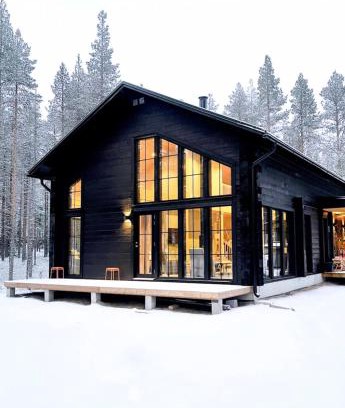 Sirkka Ski Chalet | Black Work Levi Aarni