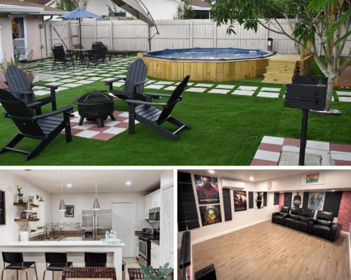 Port Malabar House | Blisscapade Pool Movie Theater Games Backyard