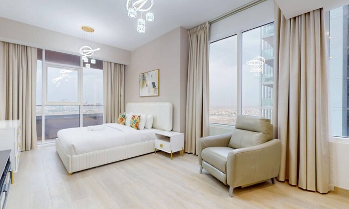 Jumeirah Village Circle Apartment | Bloom Tower A - Two Bedroom with City Skyline View