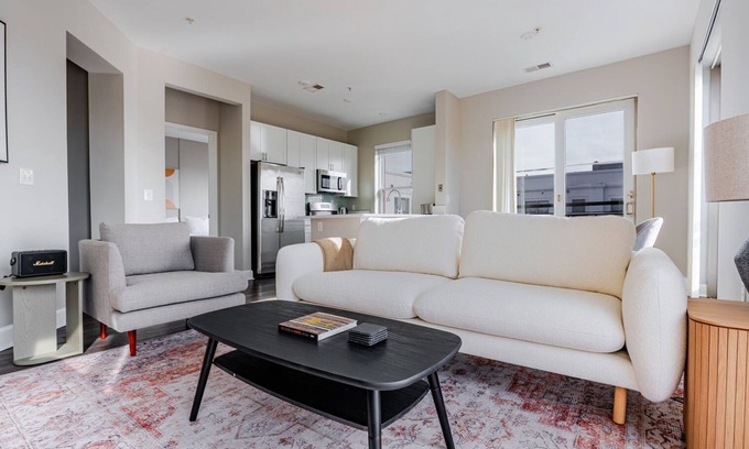 Bethesda Apartment | Blueground | Bethesda, gym & w/d, nr Bethesda Row