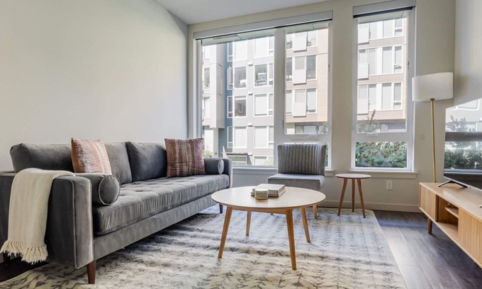 South Lake Union Apartment | Blueground | South Lake Union, rooftop, nr Lake Union