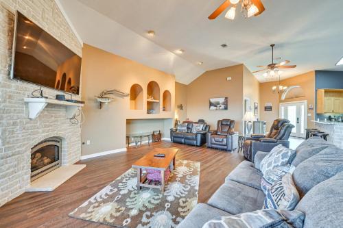 Milam House | Boat Dock and Hot Tub Waterfront Home in Milam!