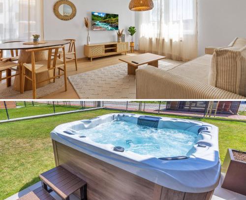 Modra Apartment | Boho Apt w Jacuzzi, Grill & Garden