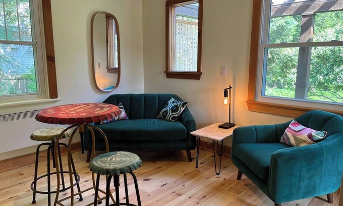 Wakefield Apartment | Boho Loft in Downtown Wakefield