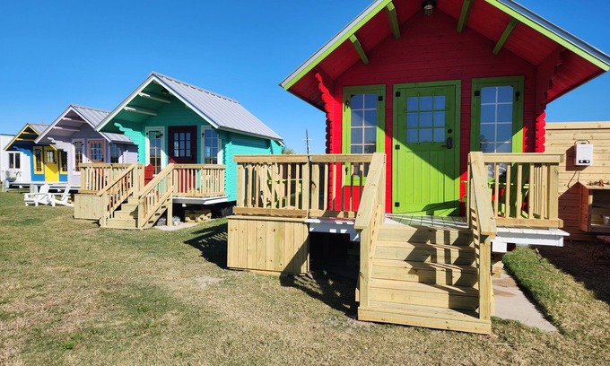 Port Bolivar House | BOLI Bunkies, BOLI Bunkies Beach Glamping Cabins