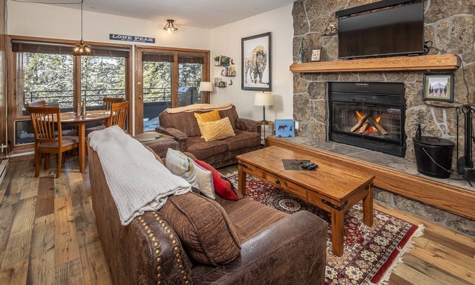 Big Sky Condo | Book Now for Holidays! First Floor Condo on Shuttle Route with Mountain Views!