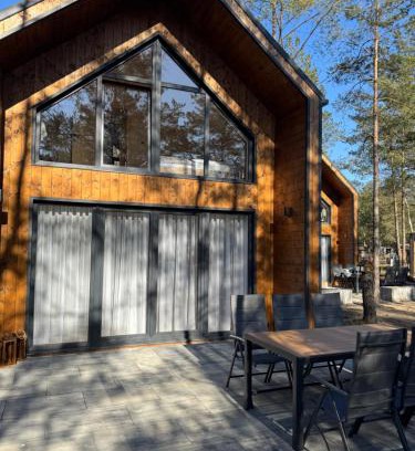 gmina Karsin House | BORSKÓWKA all season domki z balią z jacuzzi I sauna