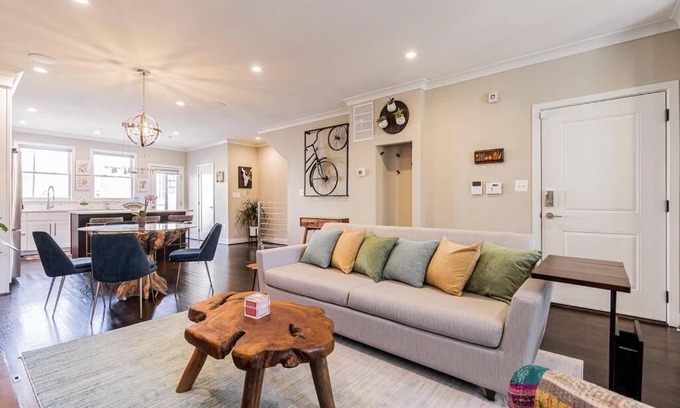 Trinidad Apartment | Bougainvillea DC 2 bedrooms 2 bathrooms plus den with twin sofa bed and queen sofa bed in living room