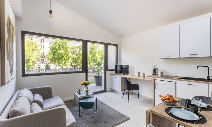 Saint-Helier Apartment | Bréhat - Appartement moderne, confortable à Rennes