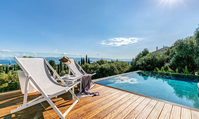 Evropouloi Villa | Brand-new luxury villa with panoramic views and infinity pool!