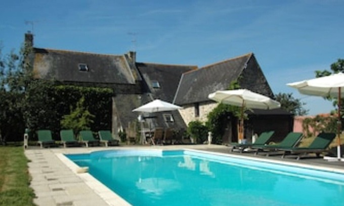 Saint-Ouen-La-Rouerie Other | Breton Farmhouse - Sleeps 8. Heated pool. 30 minutes from Mont Saint Michel.