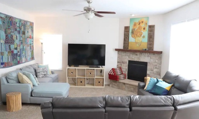 Kenosha House | Bright, Airy Keno Home with Patio and Yard
